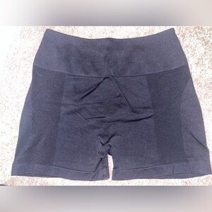 Black High-Waisted Shorts